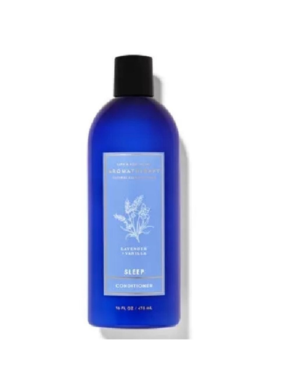 BATH AND BODY WORKS AROMATHERAPY "SLEEP" LAVENDER VANILLA CONDITIONER, 16 OZ.